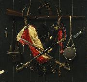 Alexander Pope Emblems of the Civil War oil